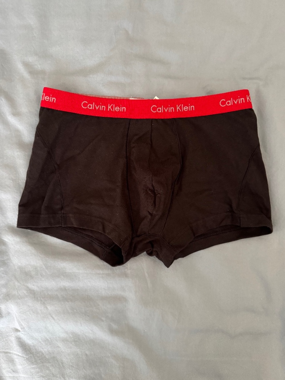 Calvin Klein Pro Stretch Reflex Briefs - Black w/ Red - NWT - Small